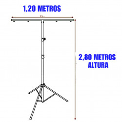 TRÍPODE PARA ILUMINACIÓN CON BARRA TRANSVERSAL EN T IBIZA