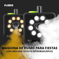 MÁQUINA DE HUMO 500W RGB FUZZIX COLOR NEGRA