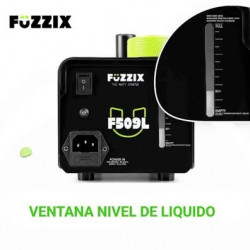 MÁQUINA DE HUMO 500W RGB FUZZIX COLOR NEGRA