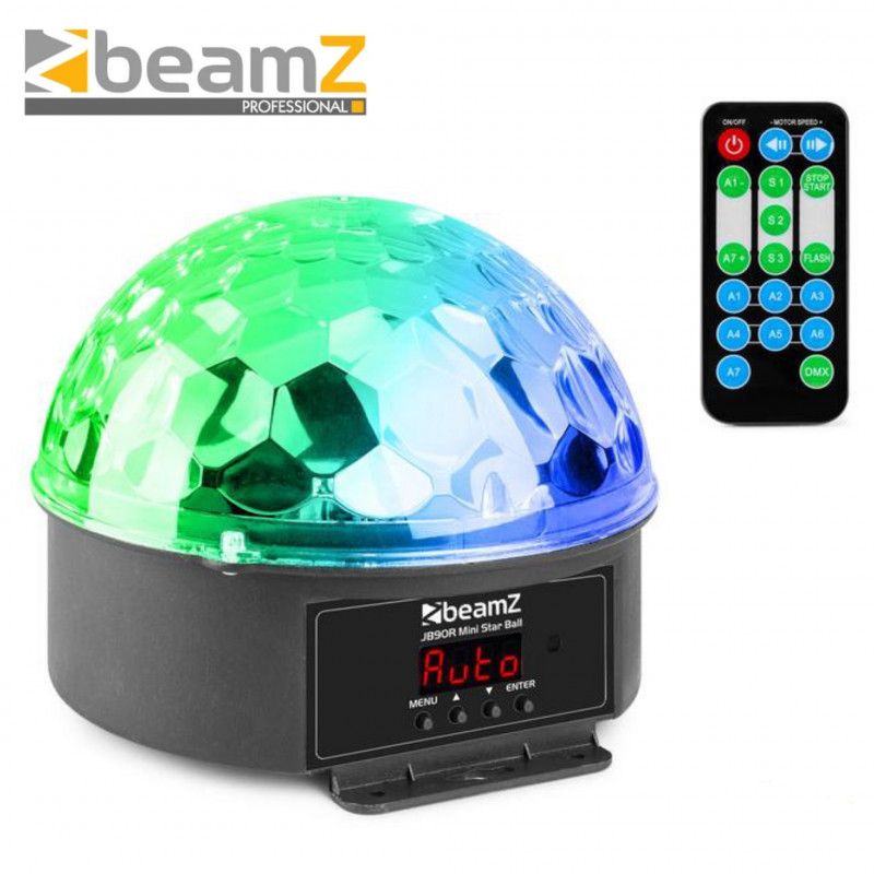 MEDIA ESFERA LED 9 COLORES BEAMZ