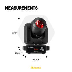 CABEZA MÓVIL 100W BEAMZ COBRA 100H