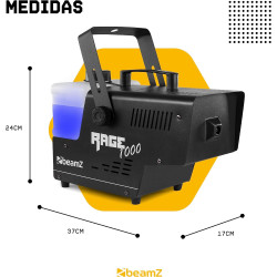 MÁQUINA DE HUMO BEAMZ RAGE 1000W